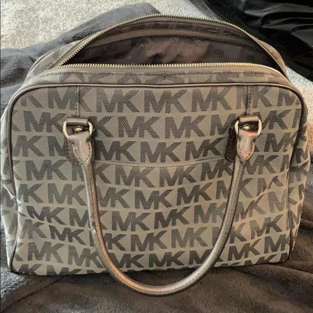 MK Gray/Silver purse.